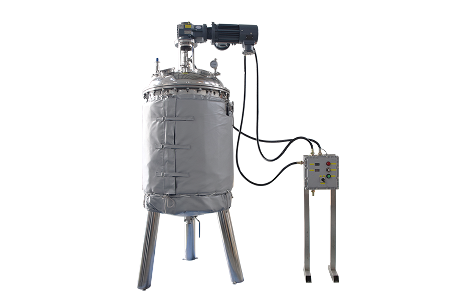 250L Double Jacketed Stainless Steel Reactor With Customized Insulation Jacket Ready to Shipping to Spain