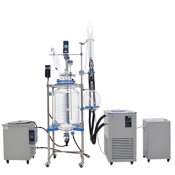 100L Jacketed Glass Reactor