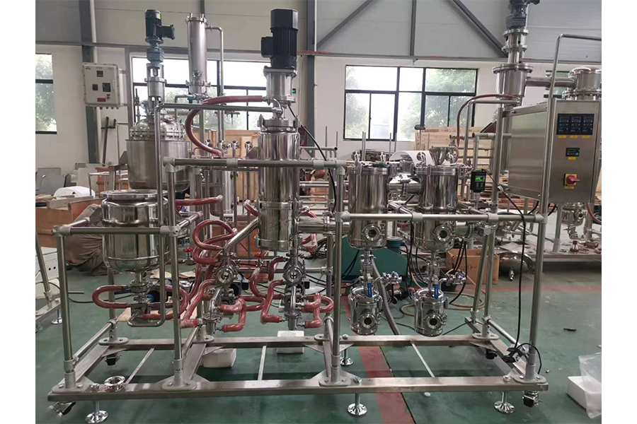 Another Set 7inch Stainless Steel Wiped Film Molecular Distillation Equipment Ready For Shipping To Colombia