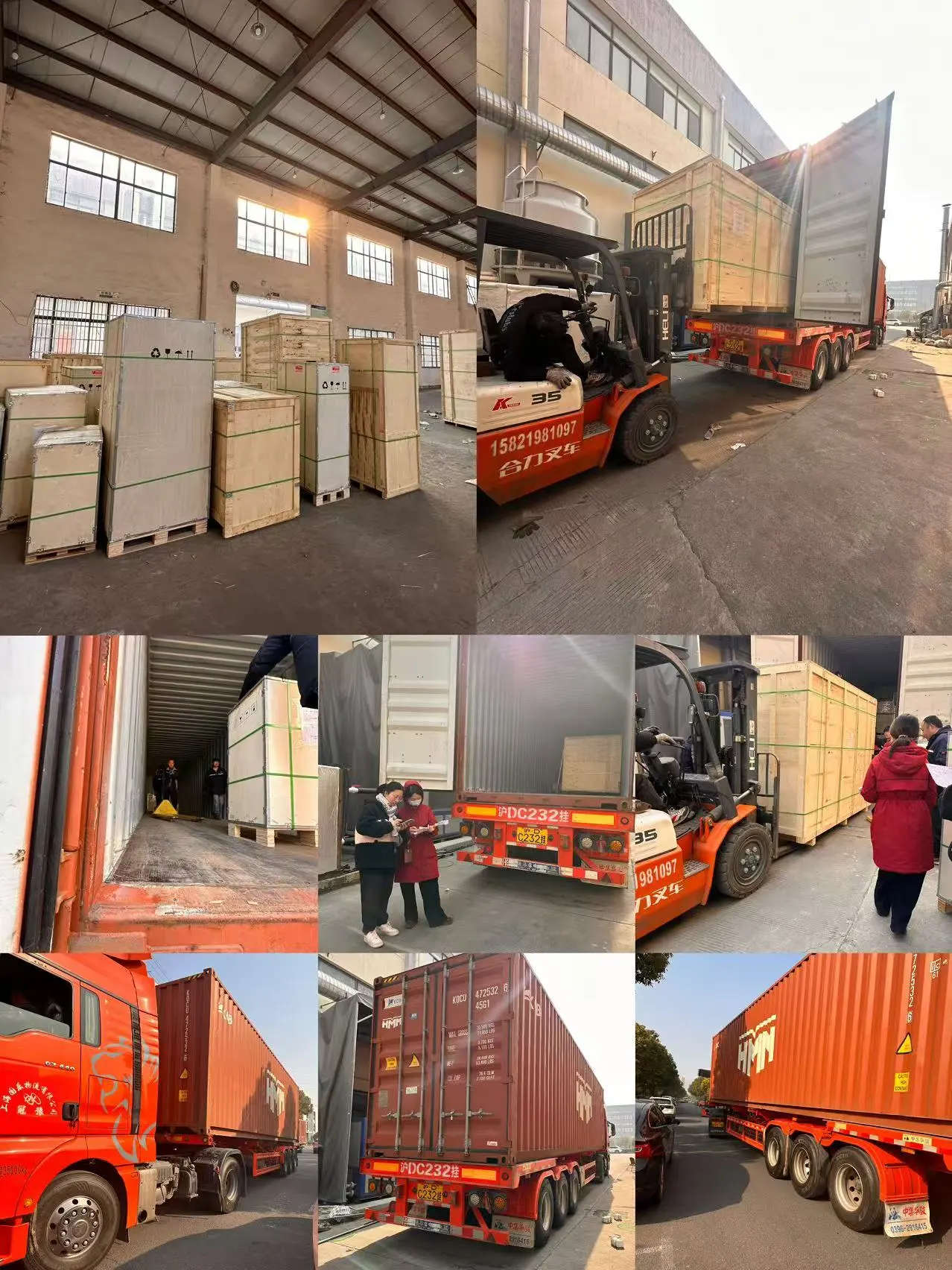 Containers Loading Before CNY Holiday
