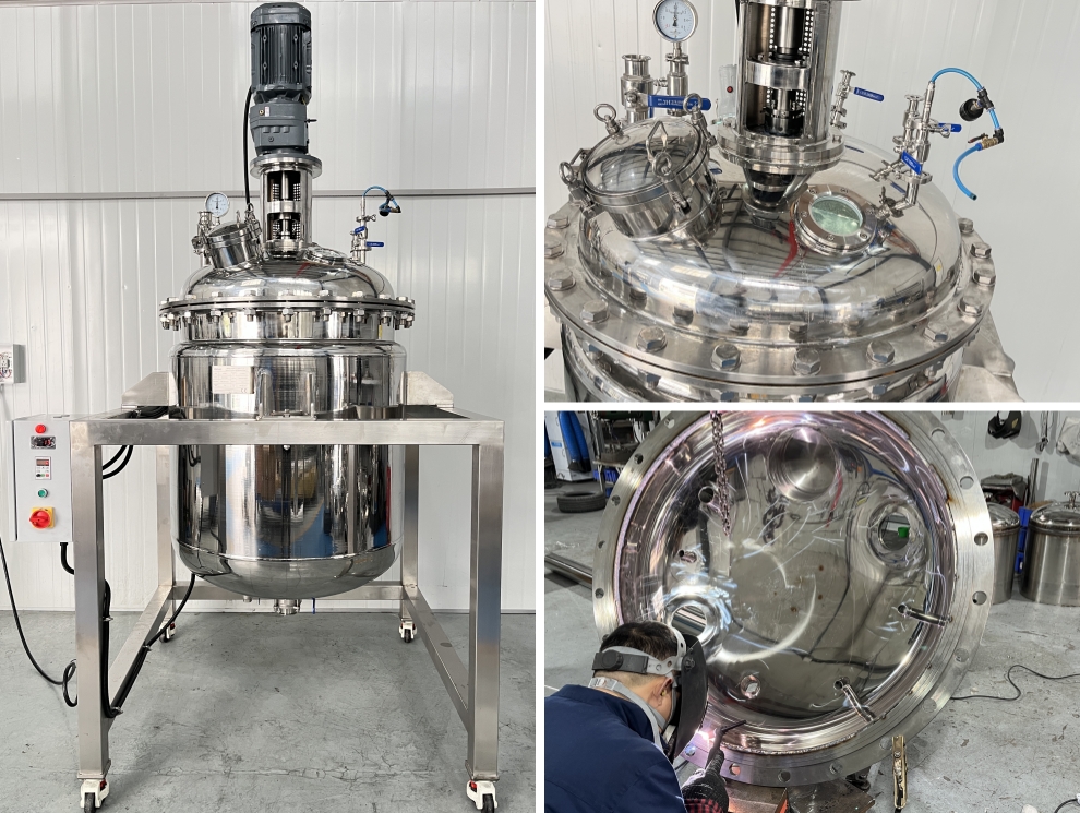 700L Jacketed Stainless Steel Reactor is Ready to Shipped to Estonia
