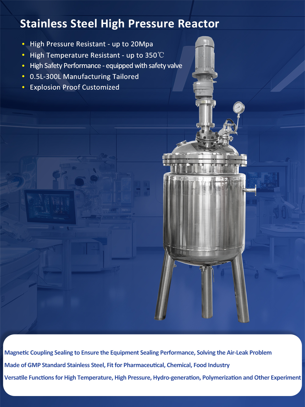 high pressure reactor