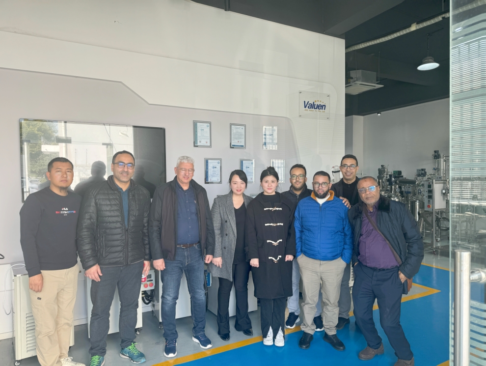 Visit by Officials from Morocco National Agriculture Department to Inspect Distillation Equipment