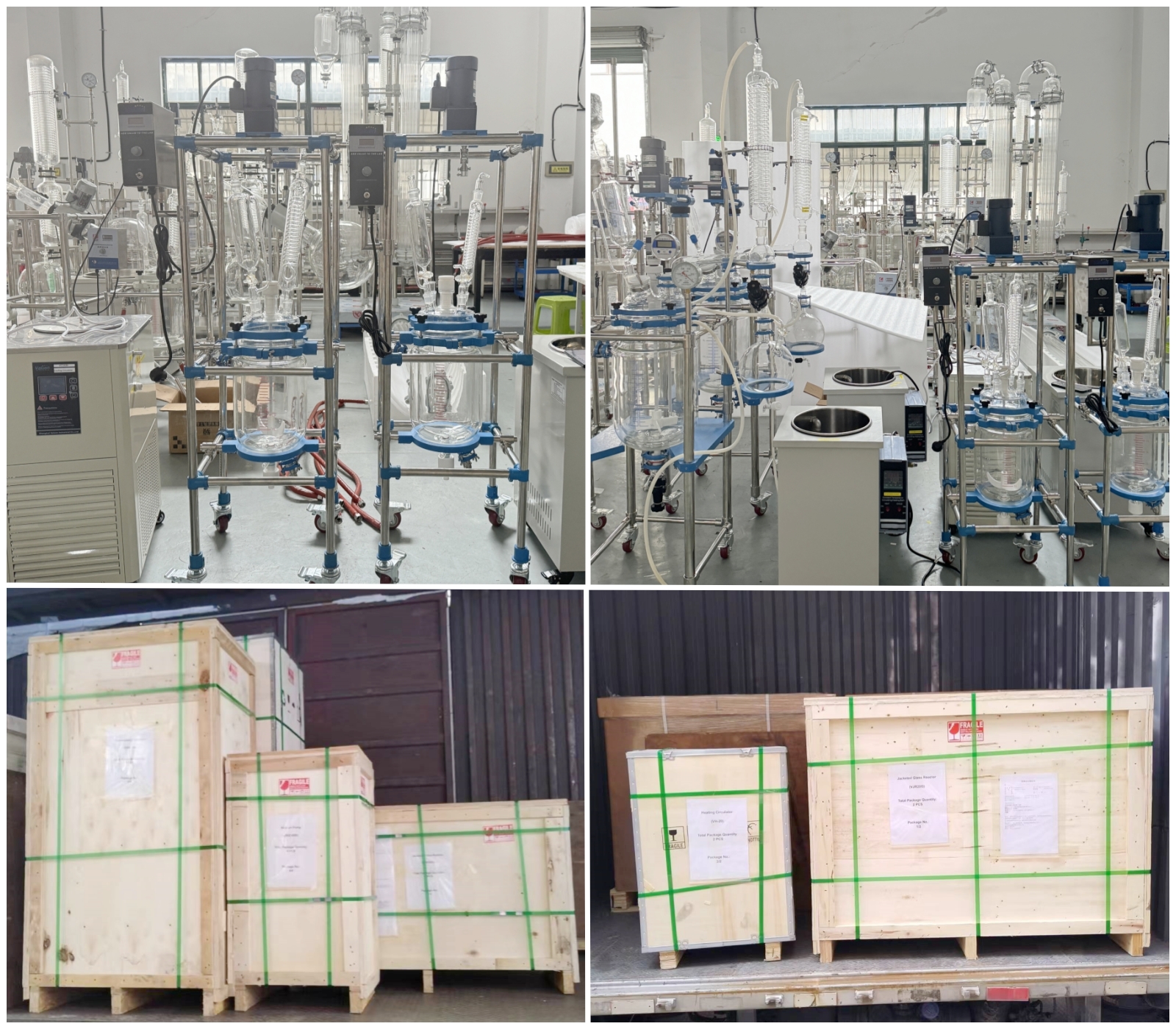 New Batch of Glass Reactors Ready To Ship!