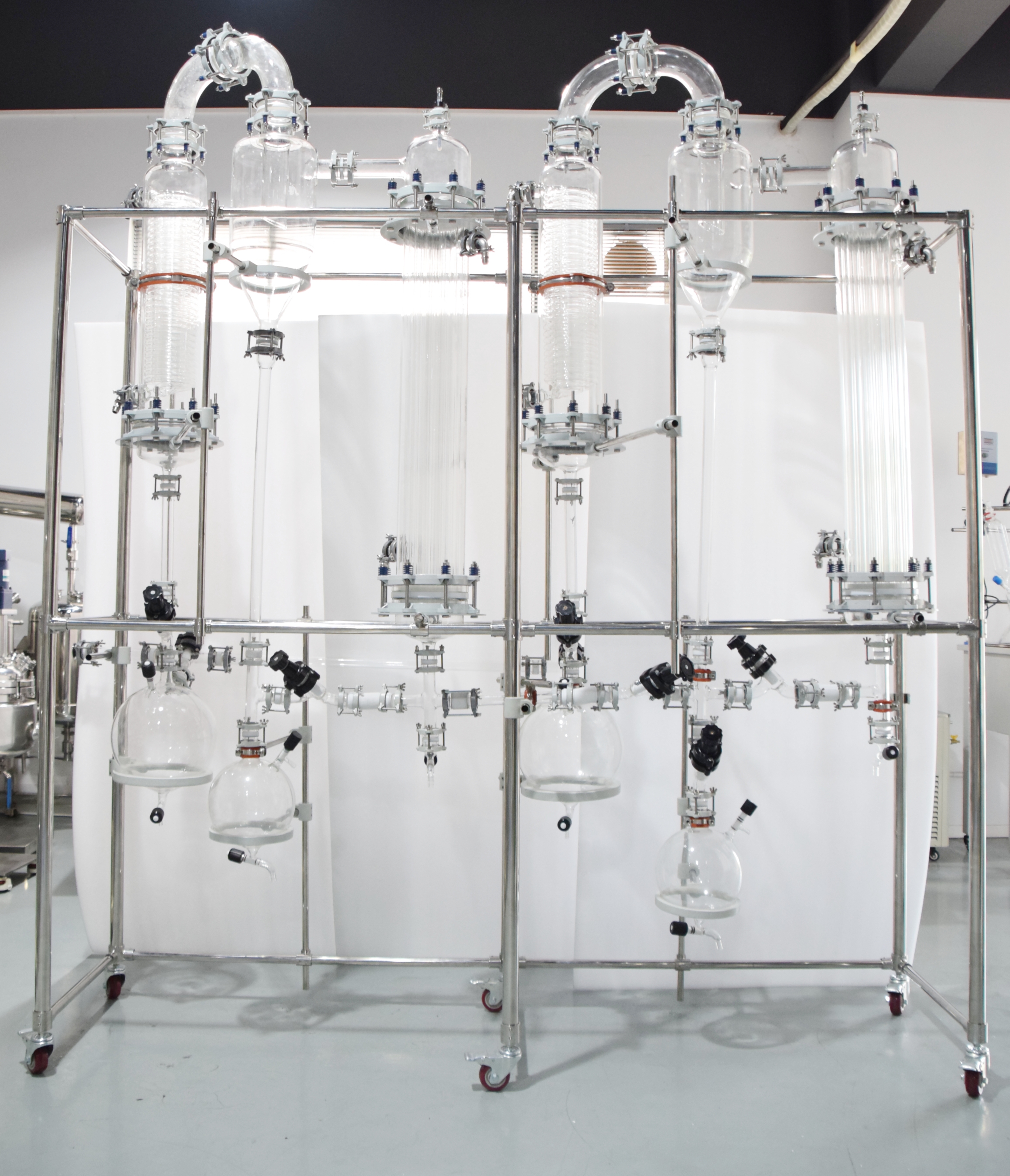Glass Rising Film Evaporator