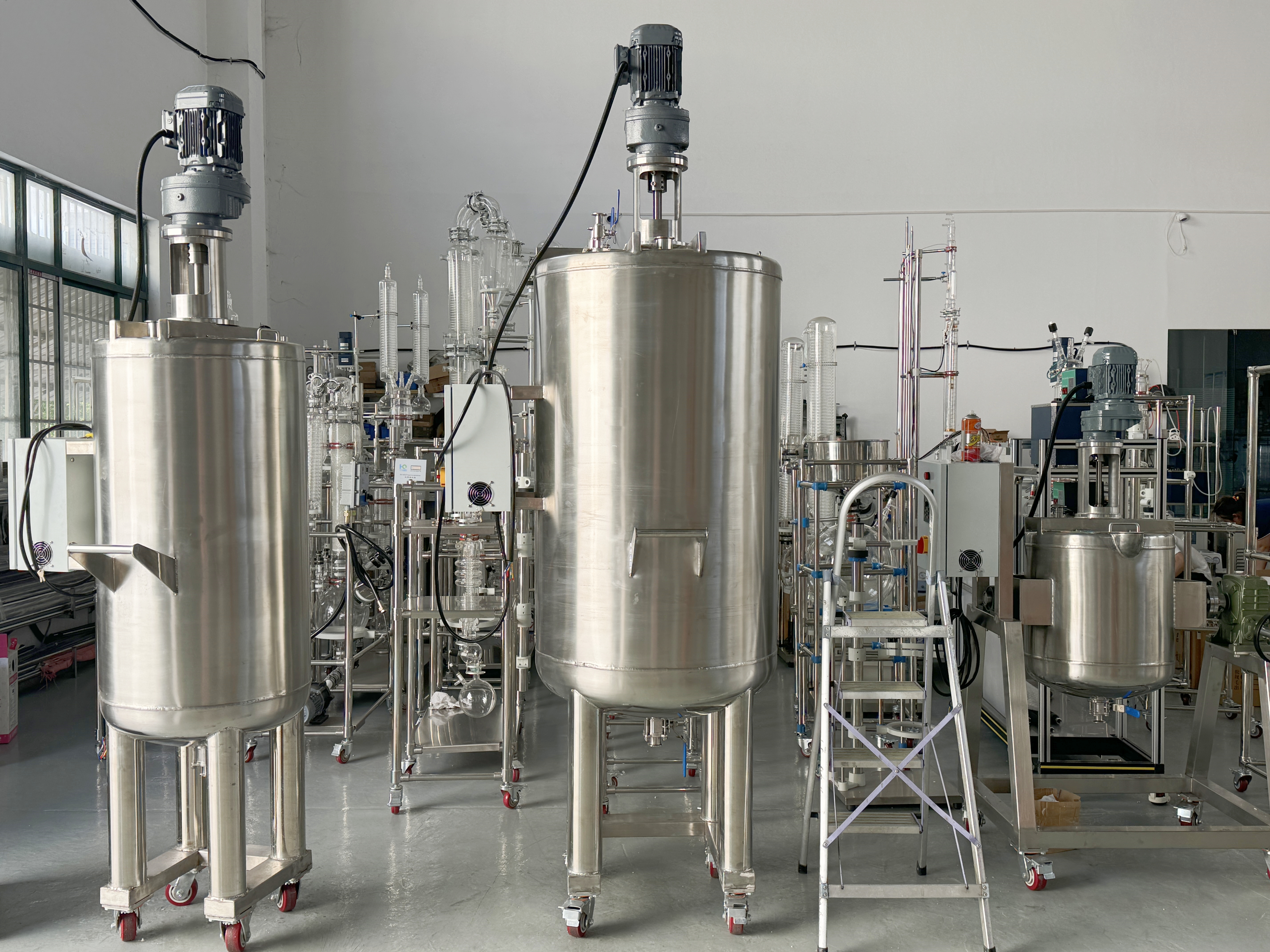 50L 300L 500L Single Layer Stainless Steel Mixing Tanks Are Ready To Ship Out