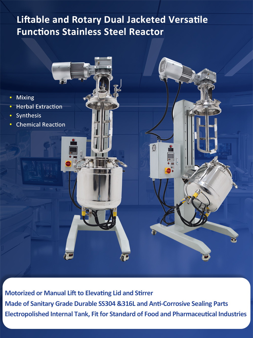 stainless steel reactor