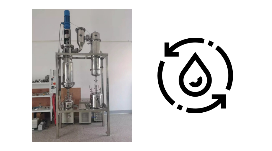 December 10th, 2023/ 1㎡ Stainless Steel Thin Flim Evaporator Set Up in Client's Facility