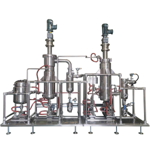 Dual Stage Stainless Steel Wiped (Thin) Film (Molecular) Distillation System