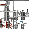 7-8inch Stainless Steel Wiped (Thin) Film (Molecular) Distillation System
