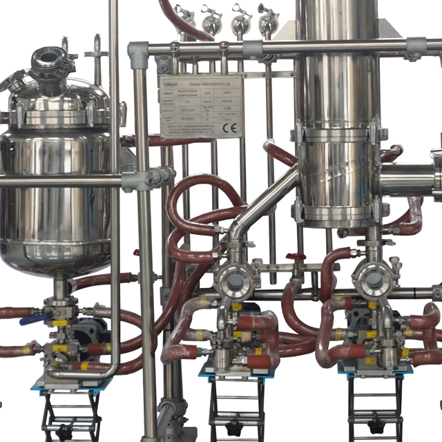 7-8inch Stainless Steel Wiped (Thin) Film (Molecular) Distillation System